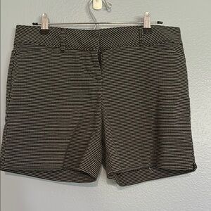 The Limited Black and White Bermuda Shorts